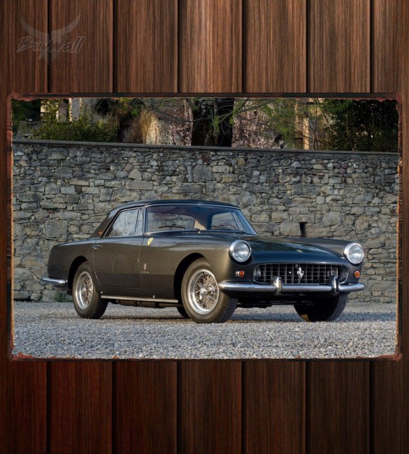 Металлическая табличка Ferrari 250 GT Coupe Металлическая табличка Ferrari 250 GT Coupe